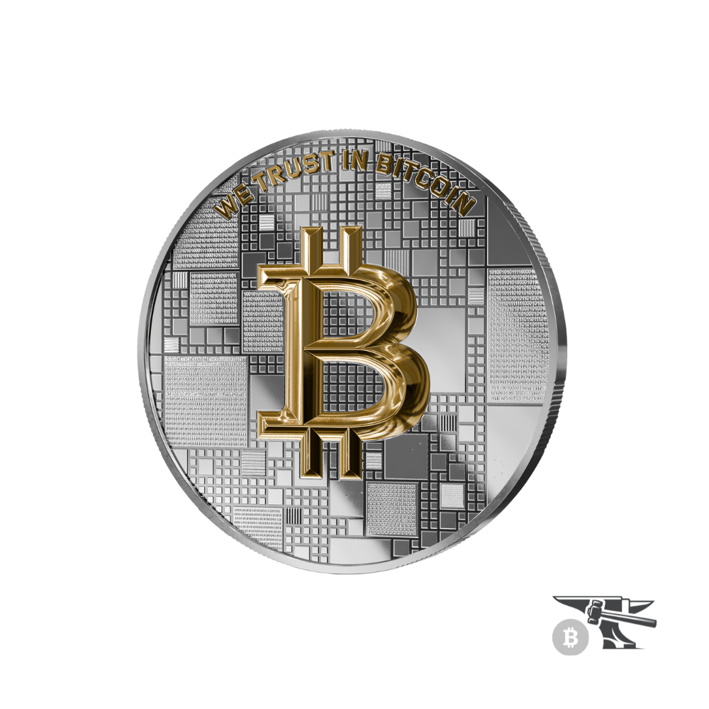 Satoshi Silver Münzmedaille - Crab x Legacy21 Edition