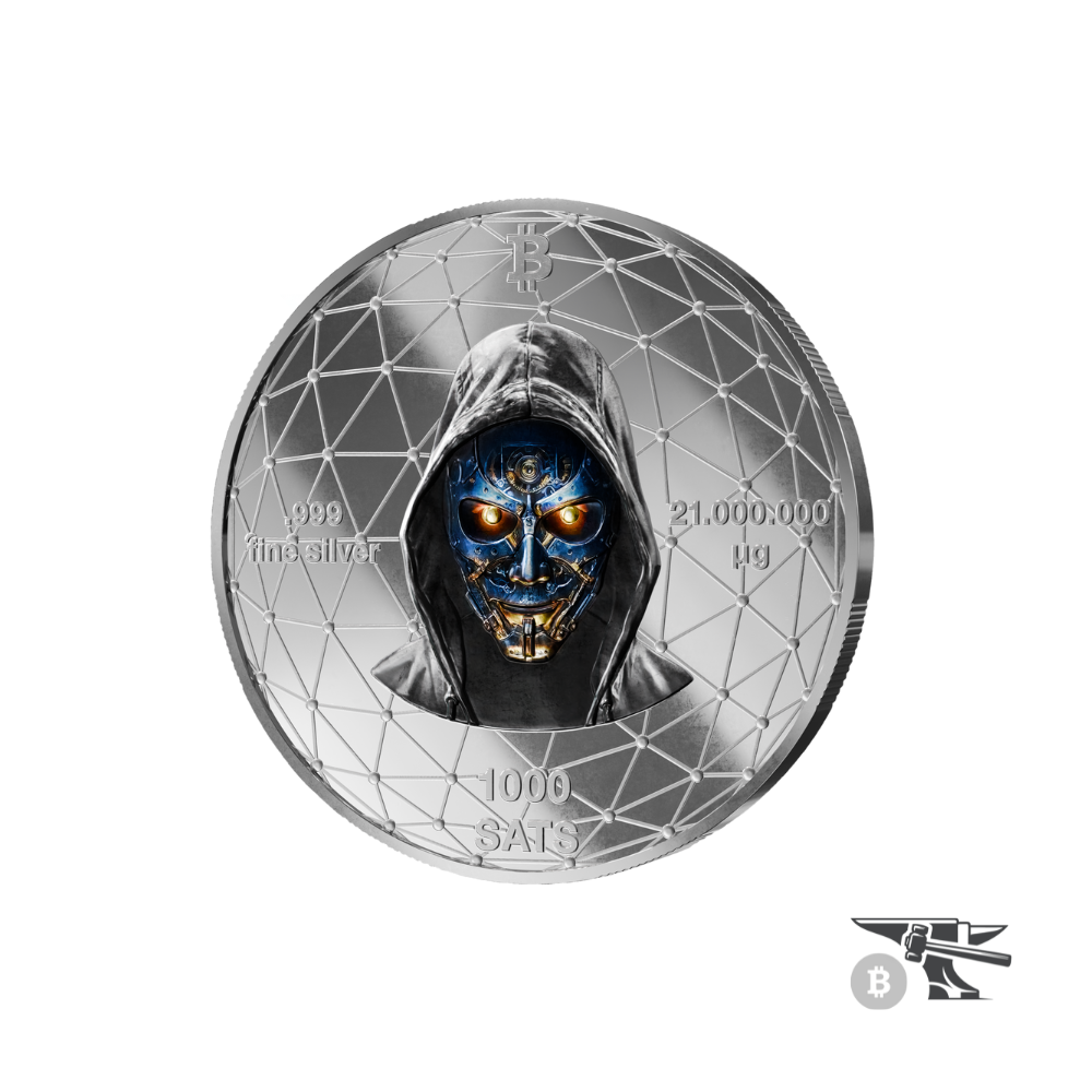 Satoshi Silver Münzmedaille - Crab x Legacy21 Edition