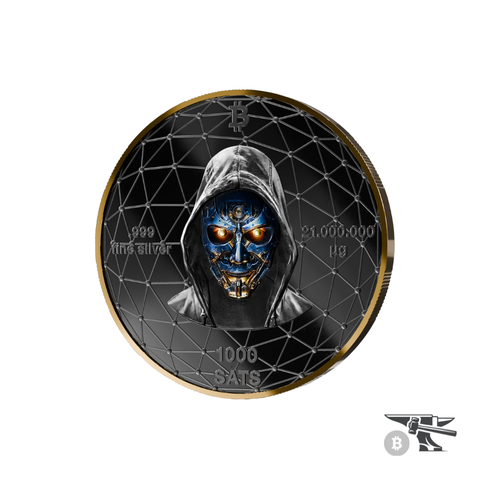 Satoshi Silver Münzmedaille - Dolphin x Legacy21 Edition